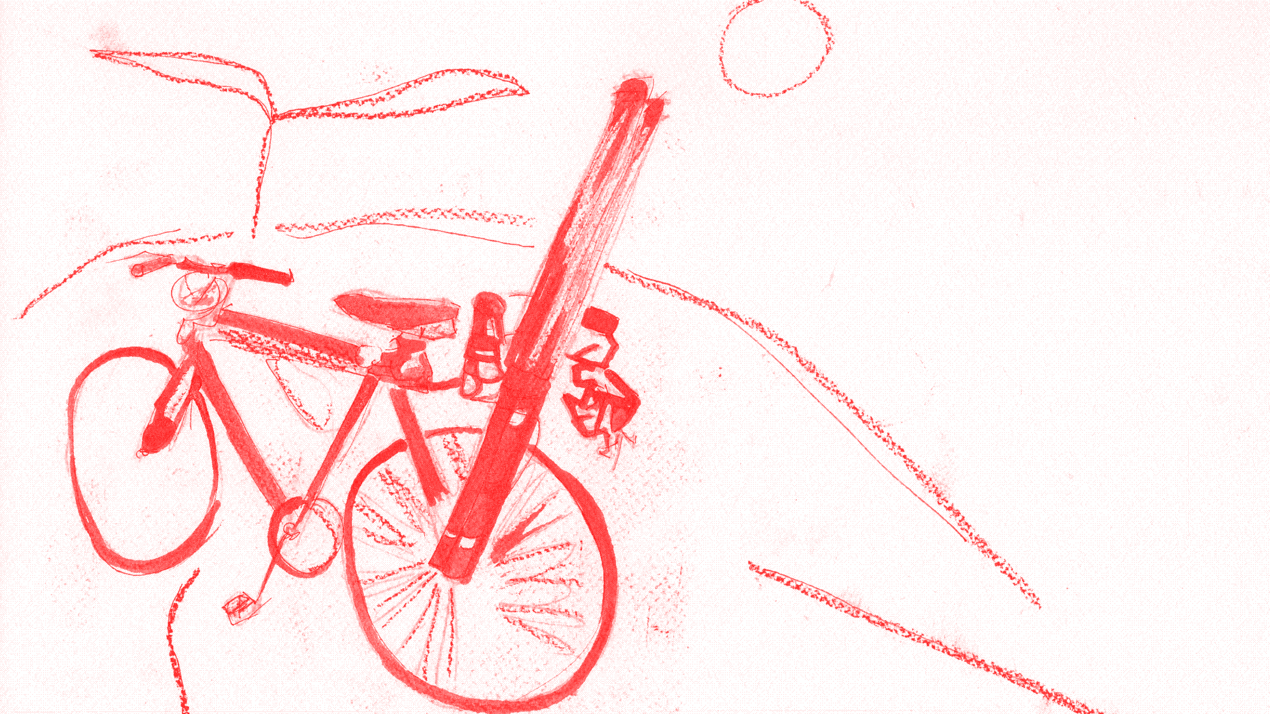 Angling bicycle